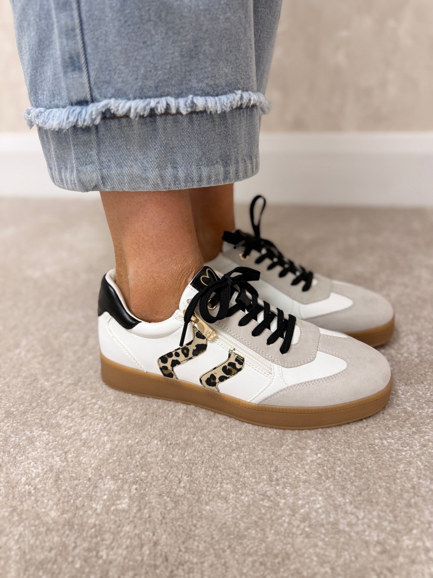 White Leo Trainers