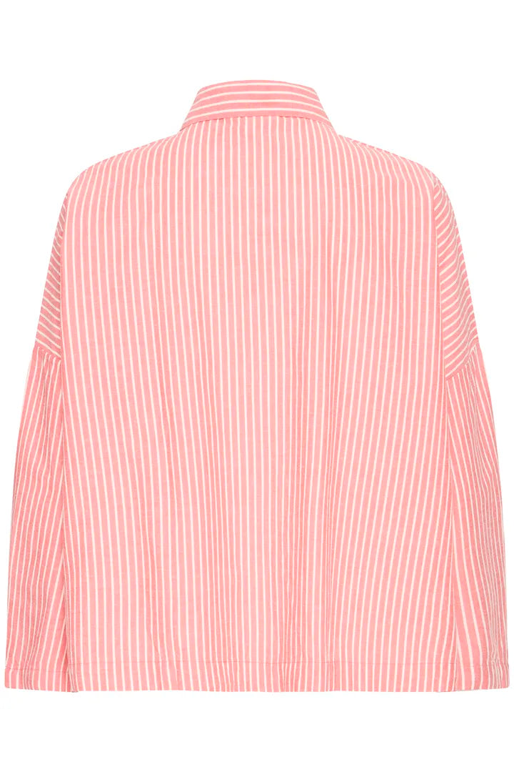 Giley Coral Stripe Shirt