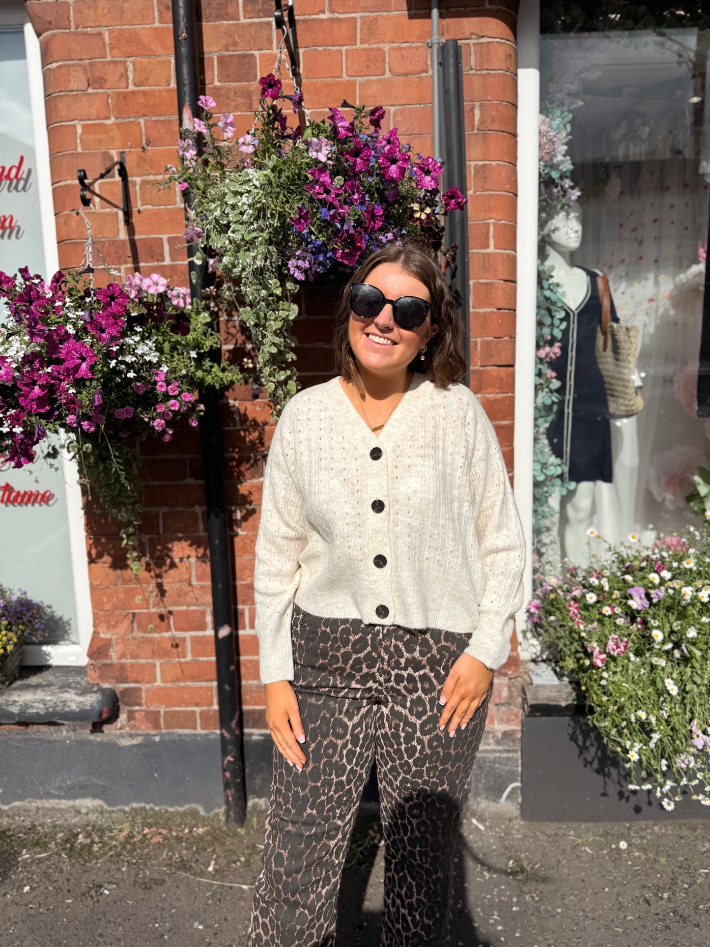 Monna Cream Cardigan