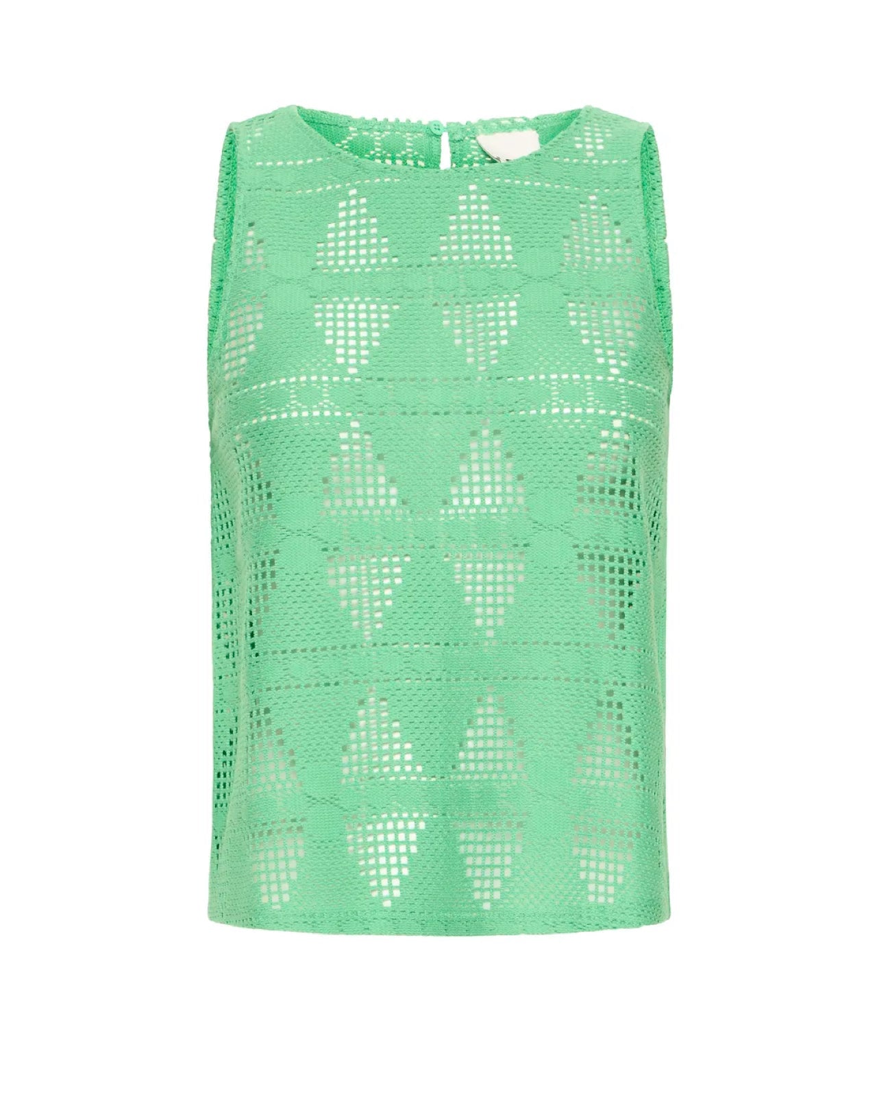 Nova Green Crochet Top