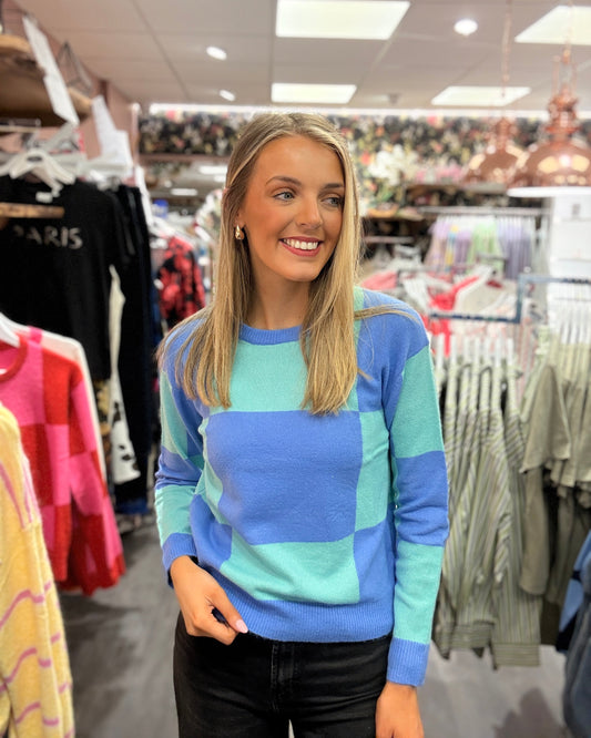 Narvi Blue Green Jumper