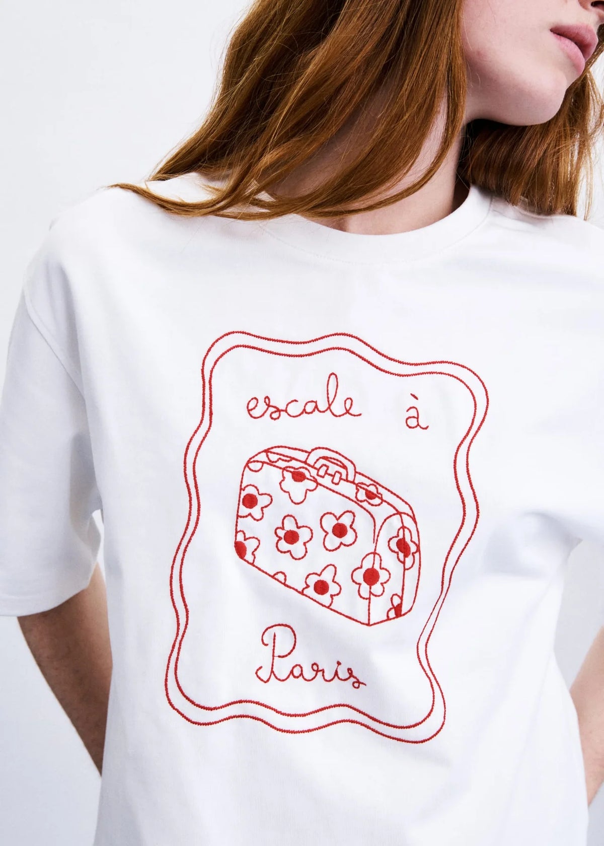 Valise Cream T Shirt