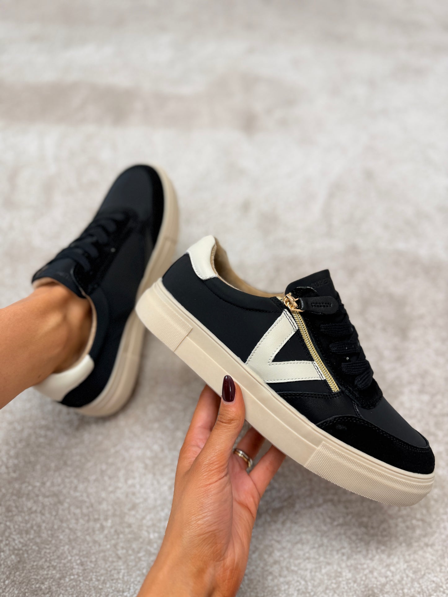 Eighty One Whipped Ink Trainers