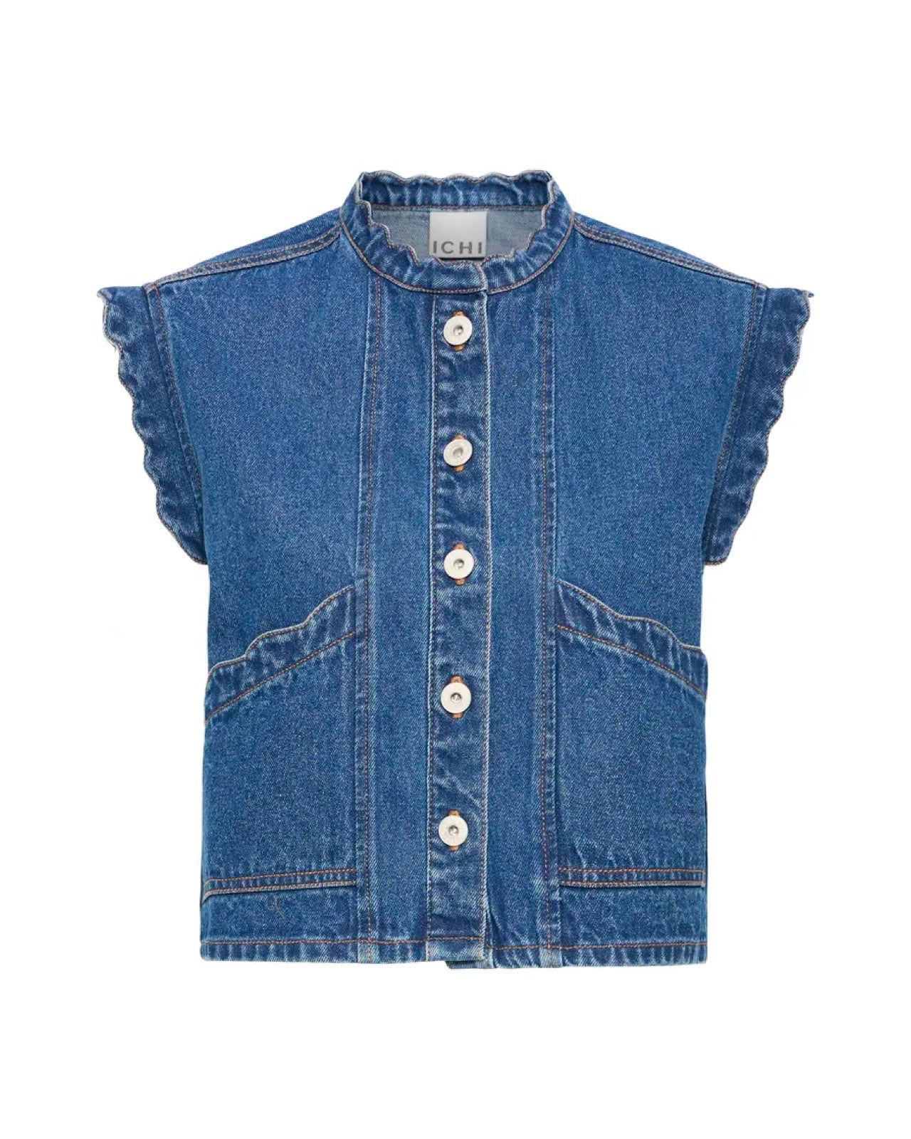 Palou Waistcoat Denim