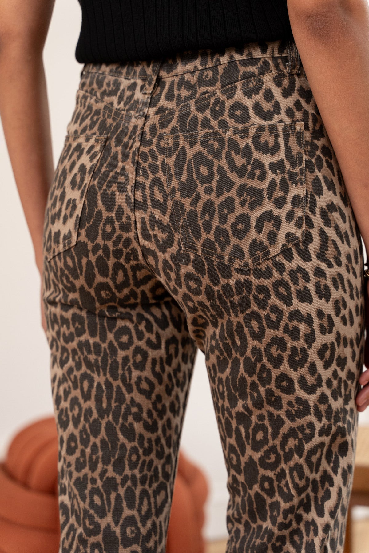 Solange Animal Print Jeans