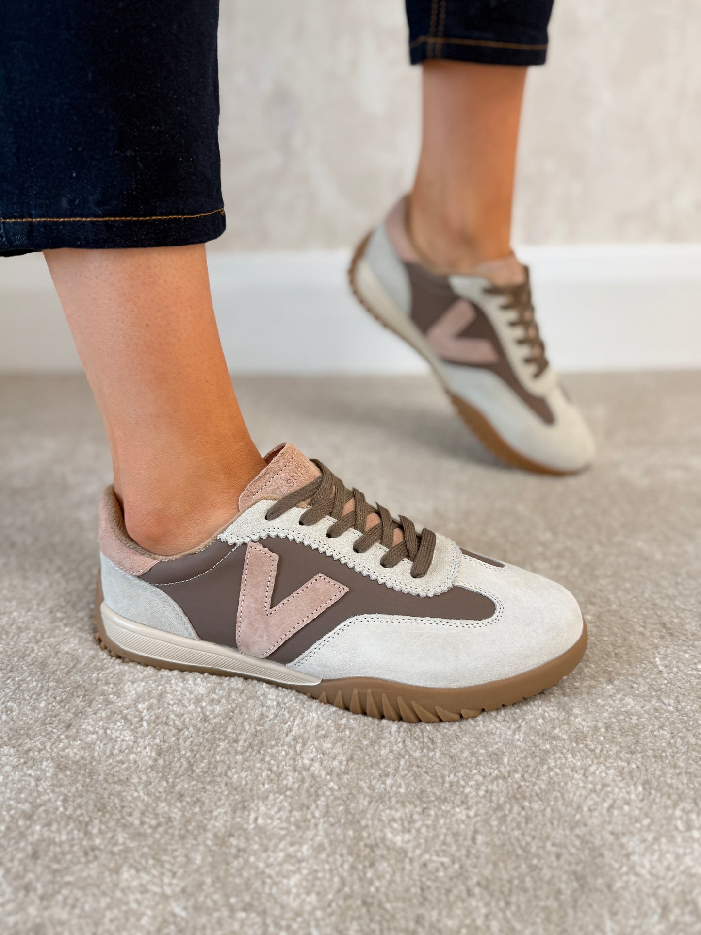 Forty Seven Pink Latte Trainers