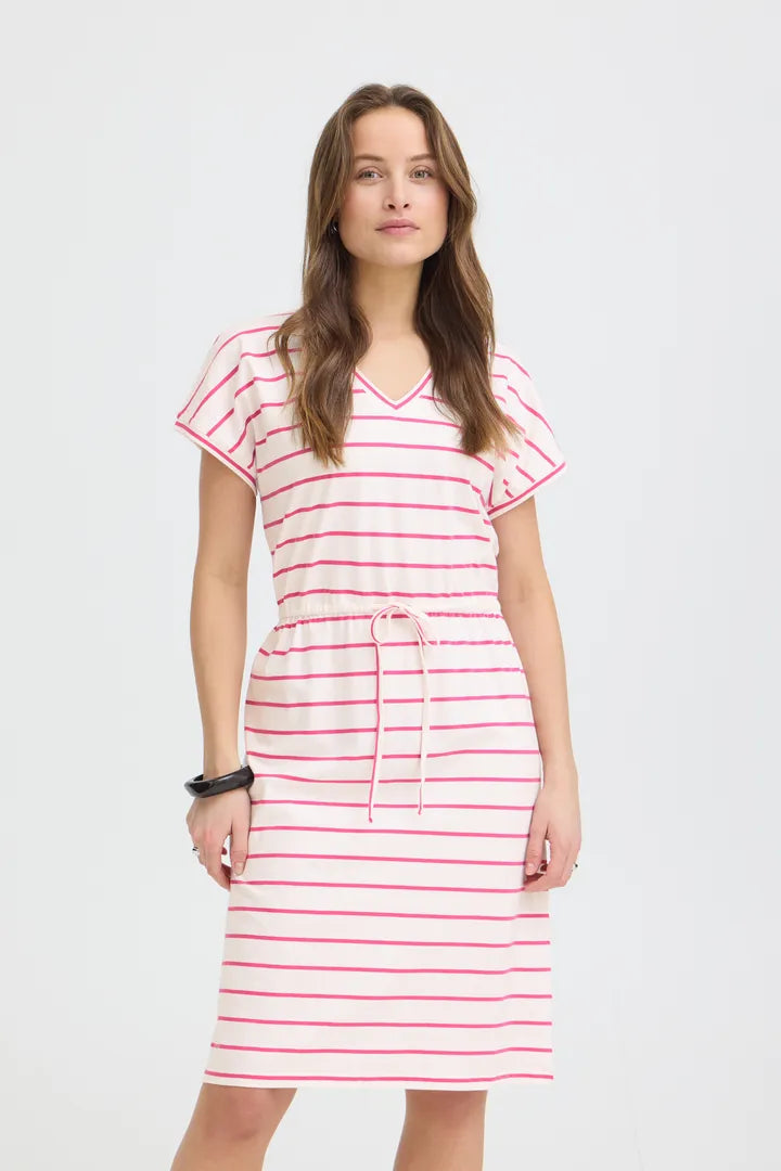Pandinna V Neck Dress Pink