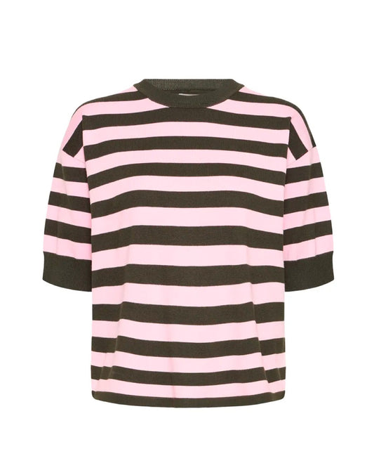 Morla Top Khaki/Pink
