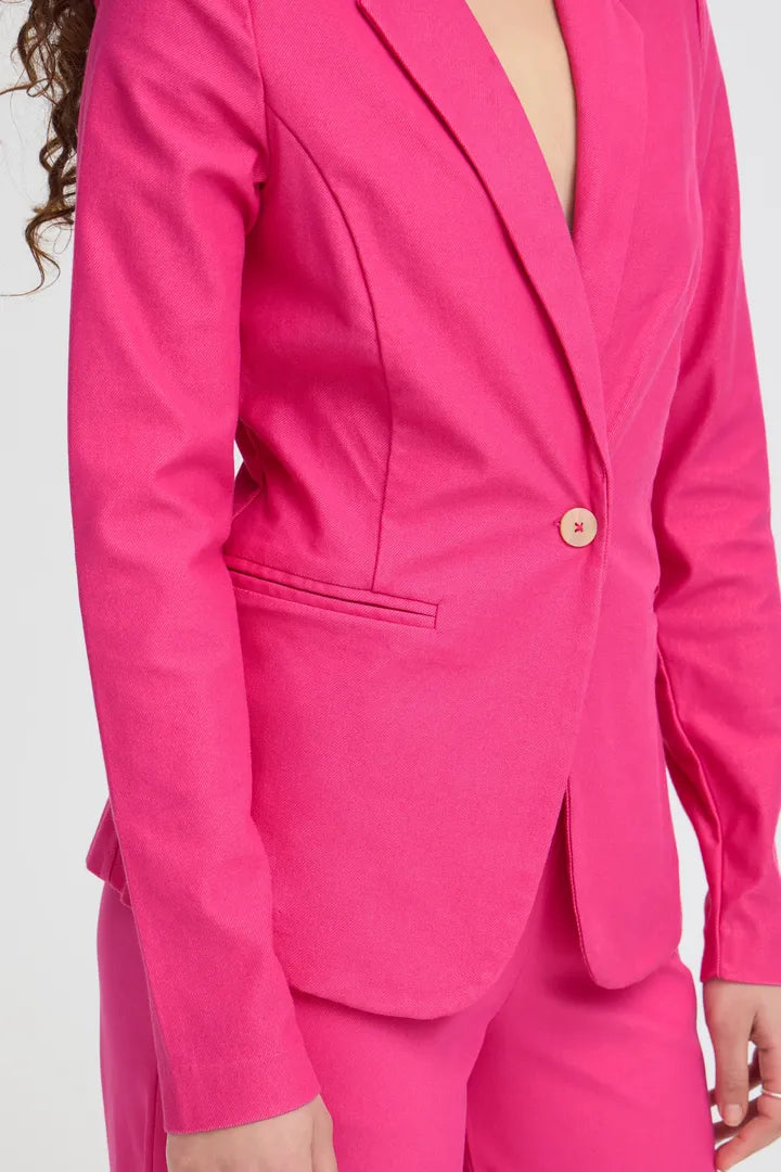 Kate Pink Denim Blazer