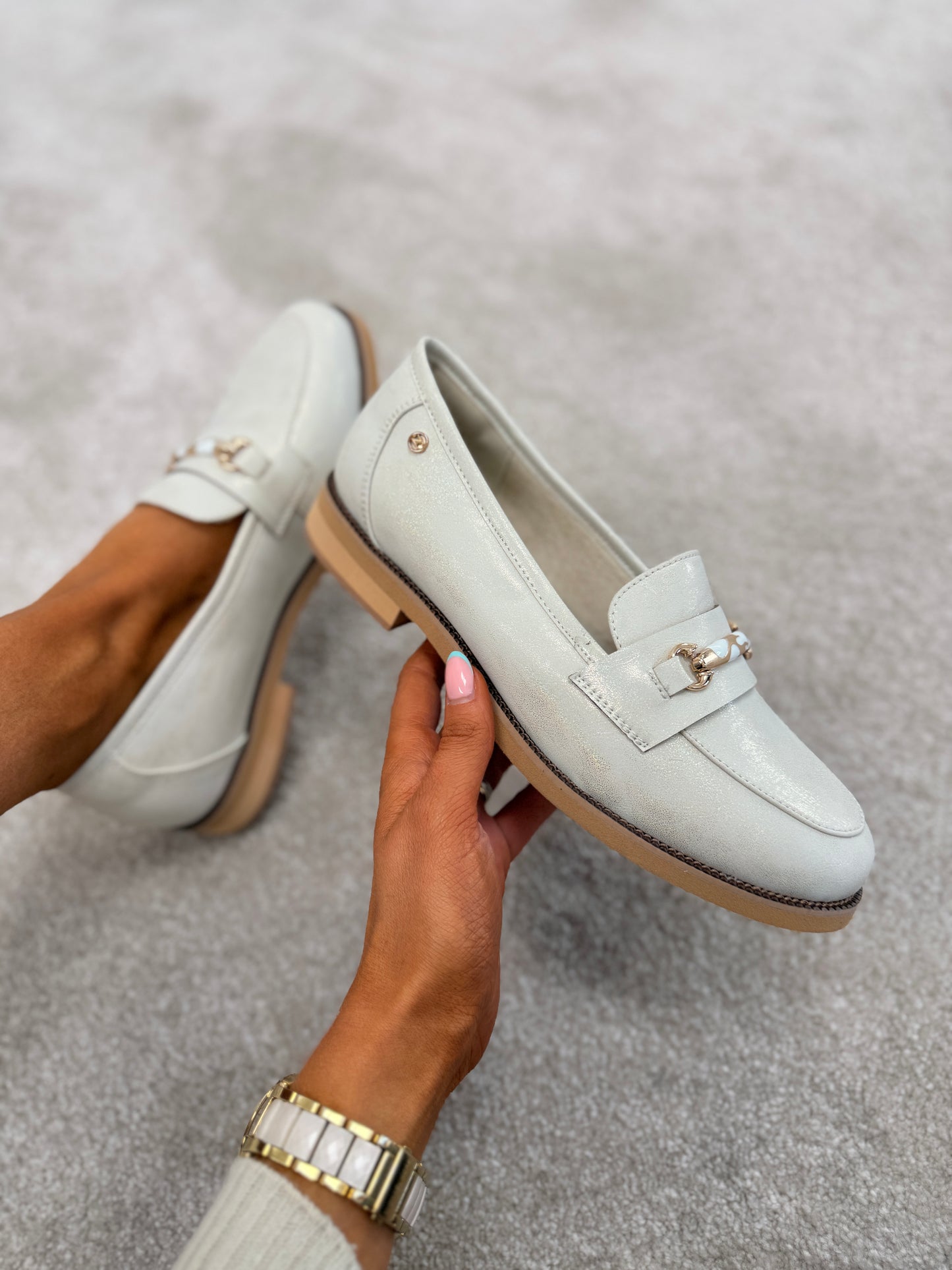 Yangon One Ivory Loafers