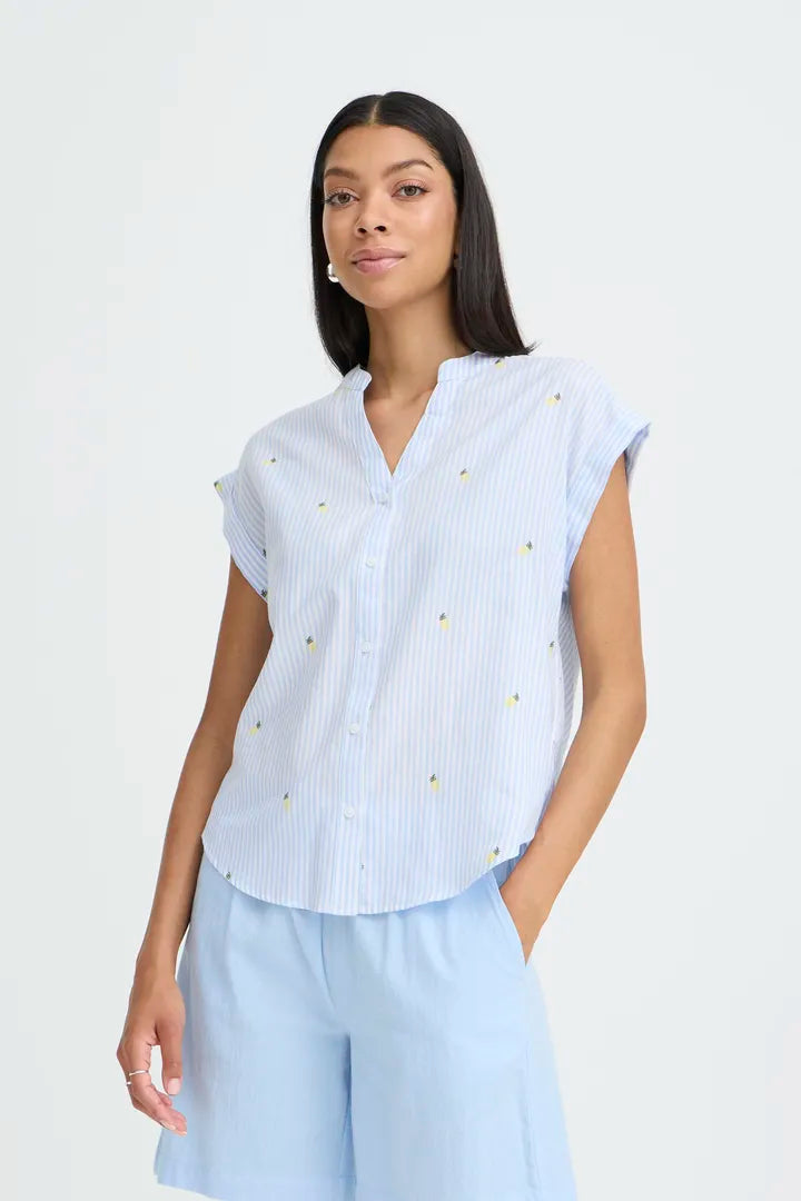 Isilas Shirt Blue Stripe
