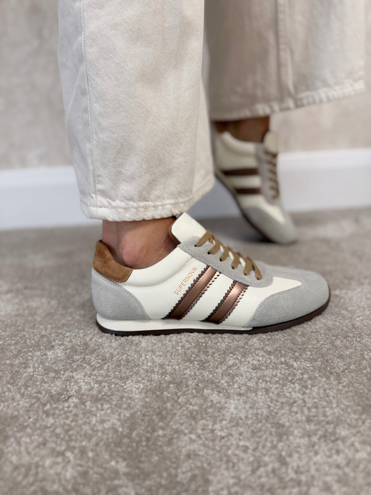 Ninety nine burnt topaz trainers