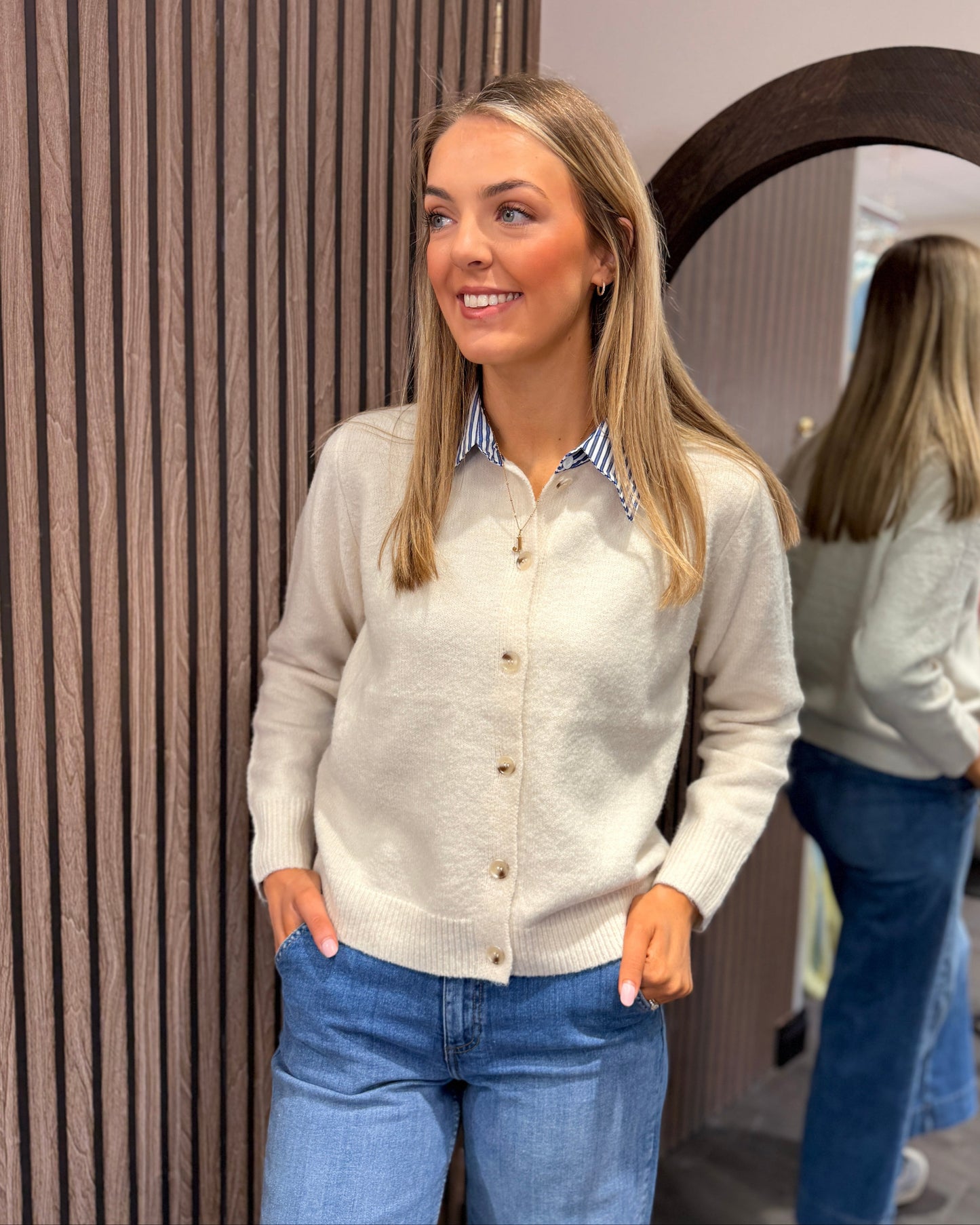 Cream Collared Jumper 2020