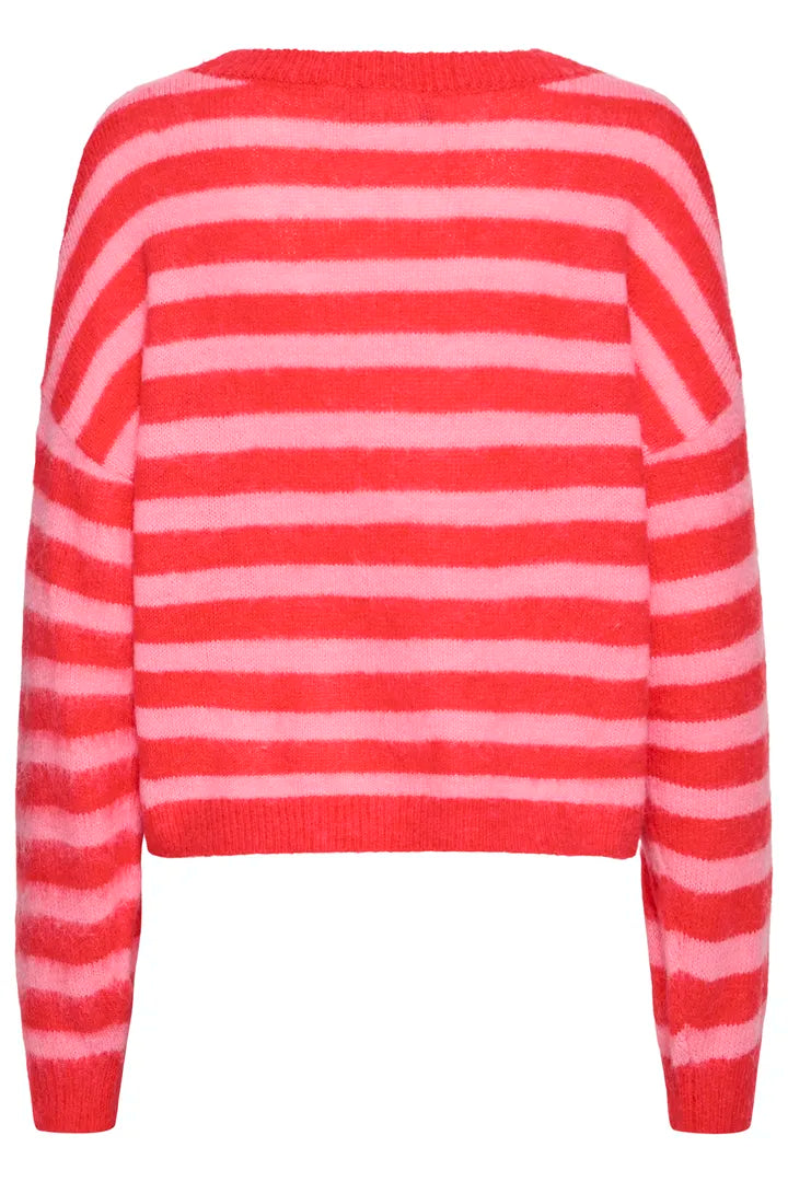Blush cardigan pink/red