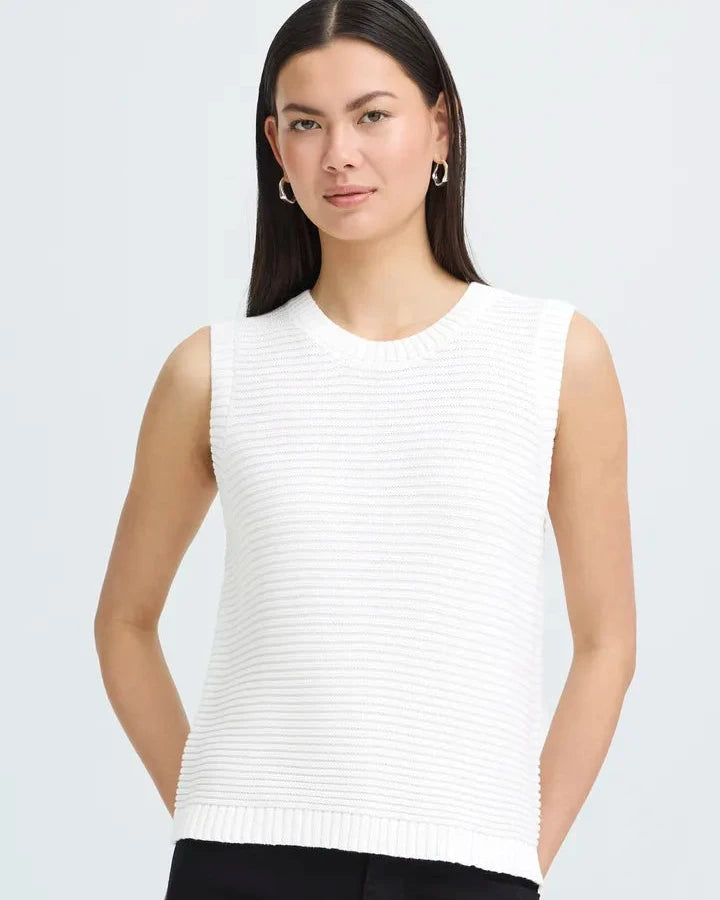 Dotties Waistcoat Cloud Dancer