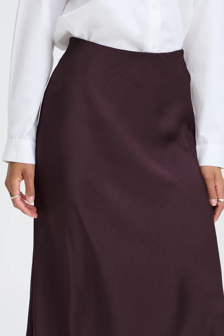 Dacanna Midi Skirt Plum