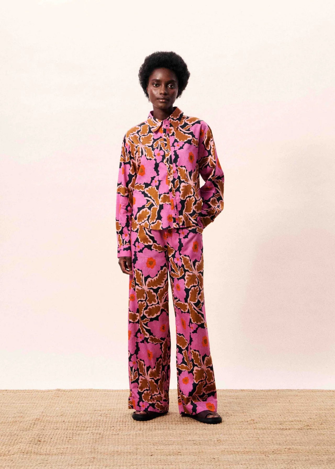 Sailor Floral Blouse Floral