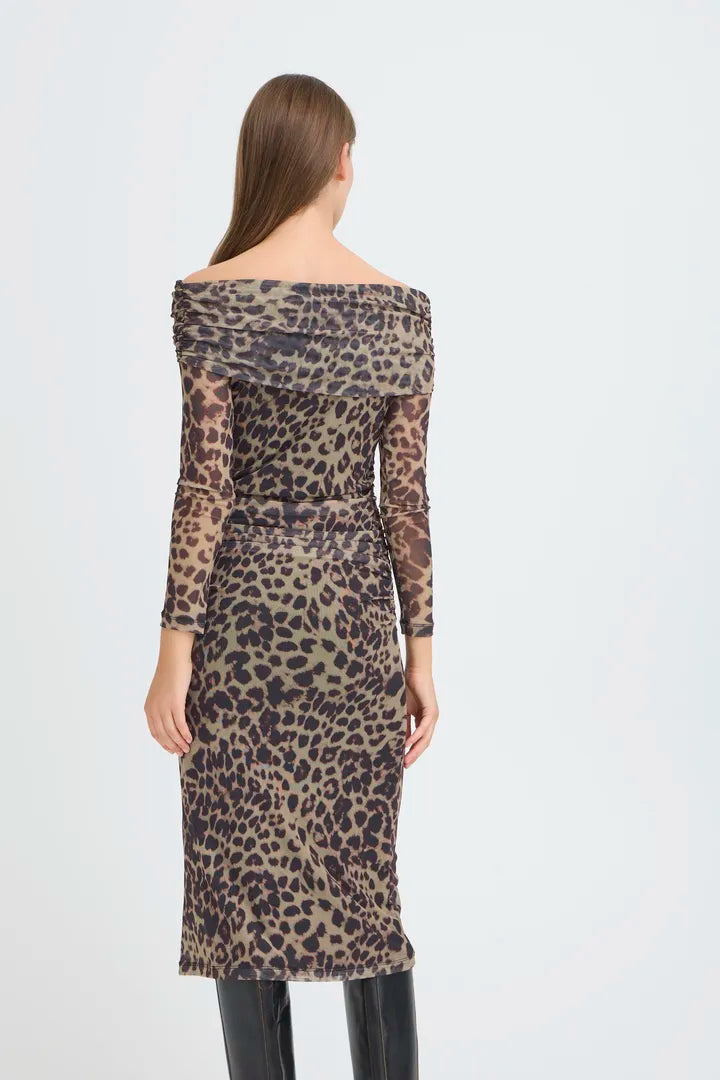 Parda Leopard Dress