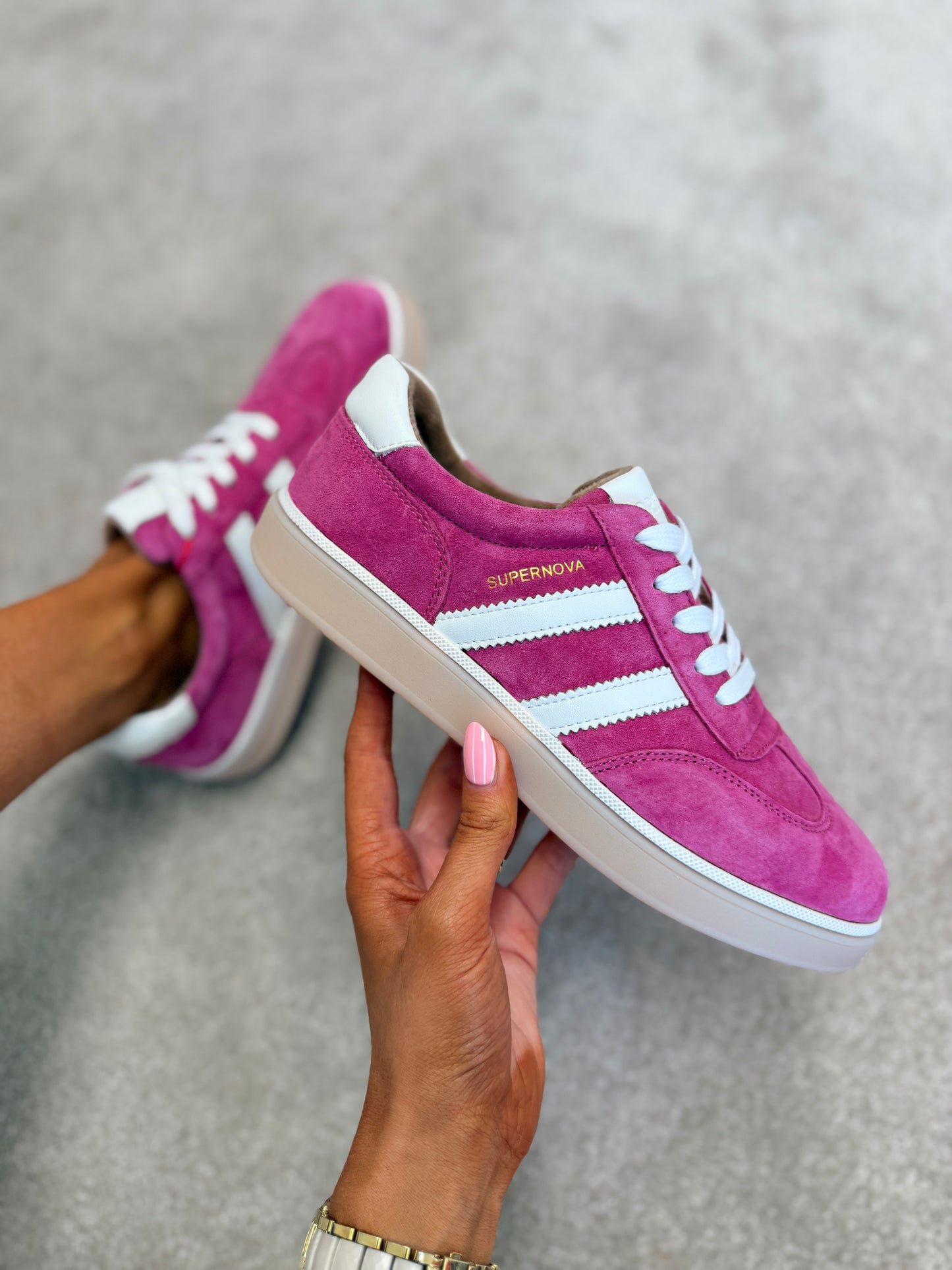 Seventy Five Hot Pink Trainers
