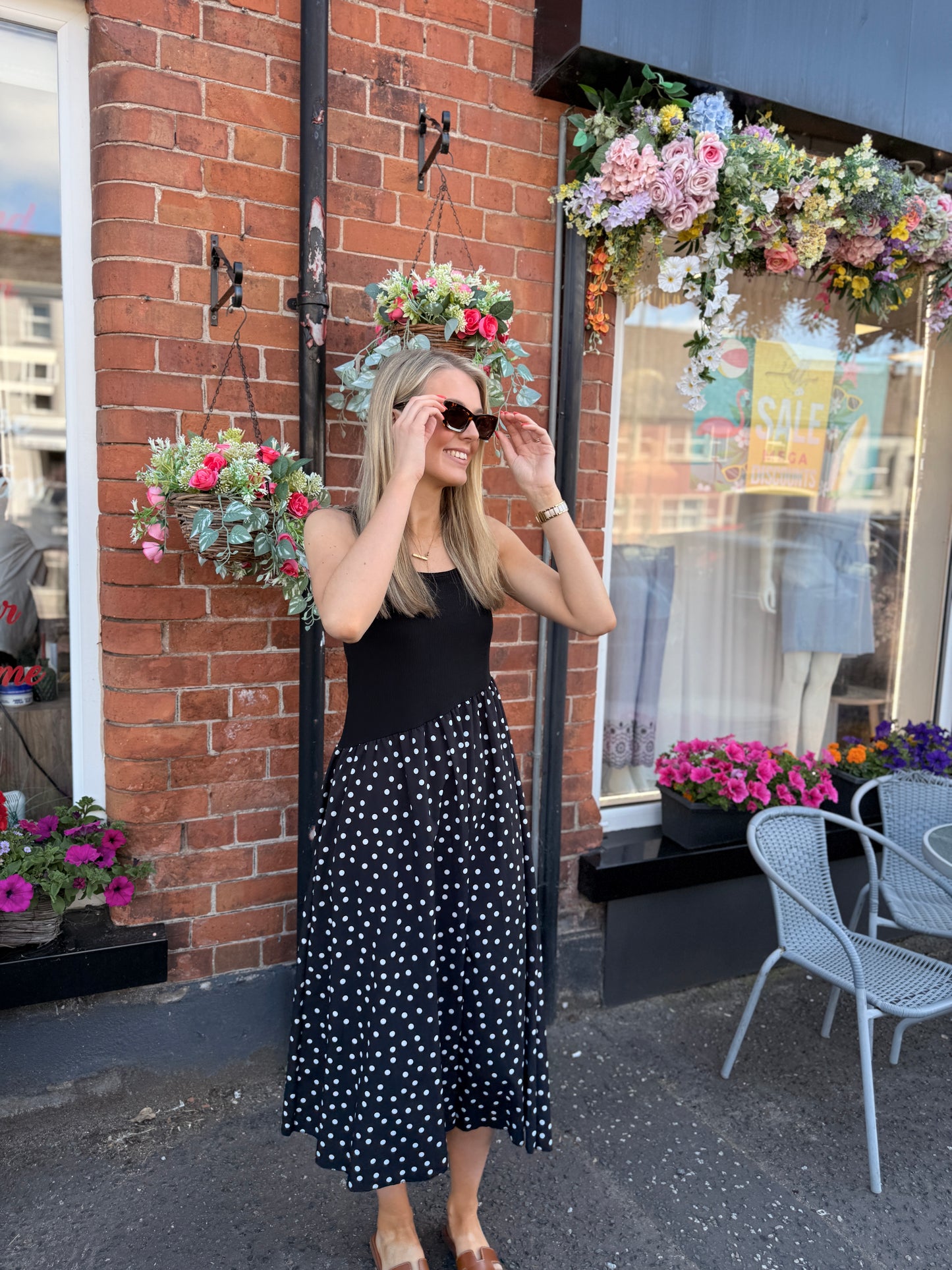 Lela Polka Dot Dress