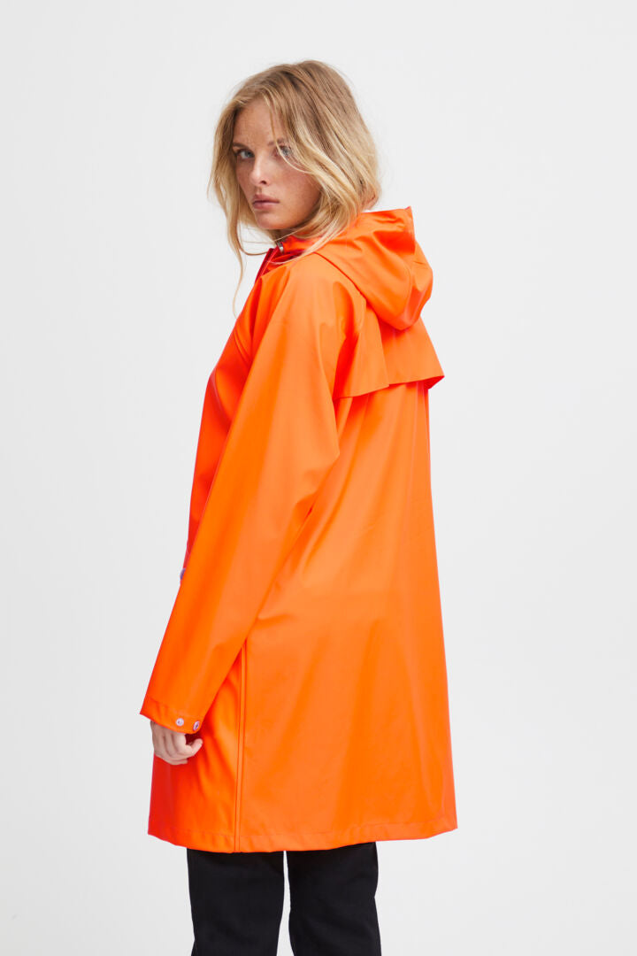Tazi Orange Raincoat