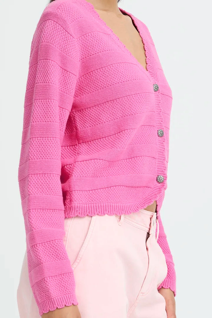 Mikala Pink Cardi
