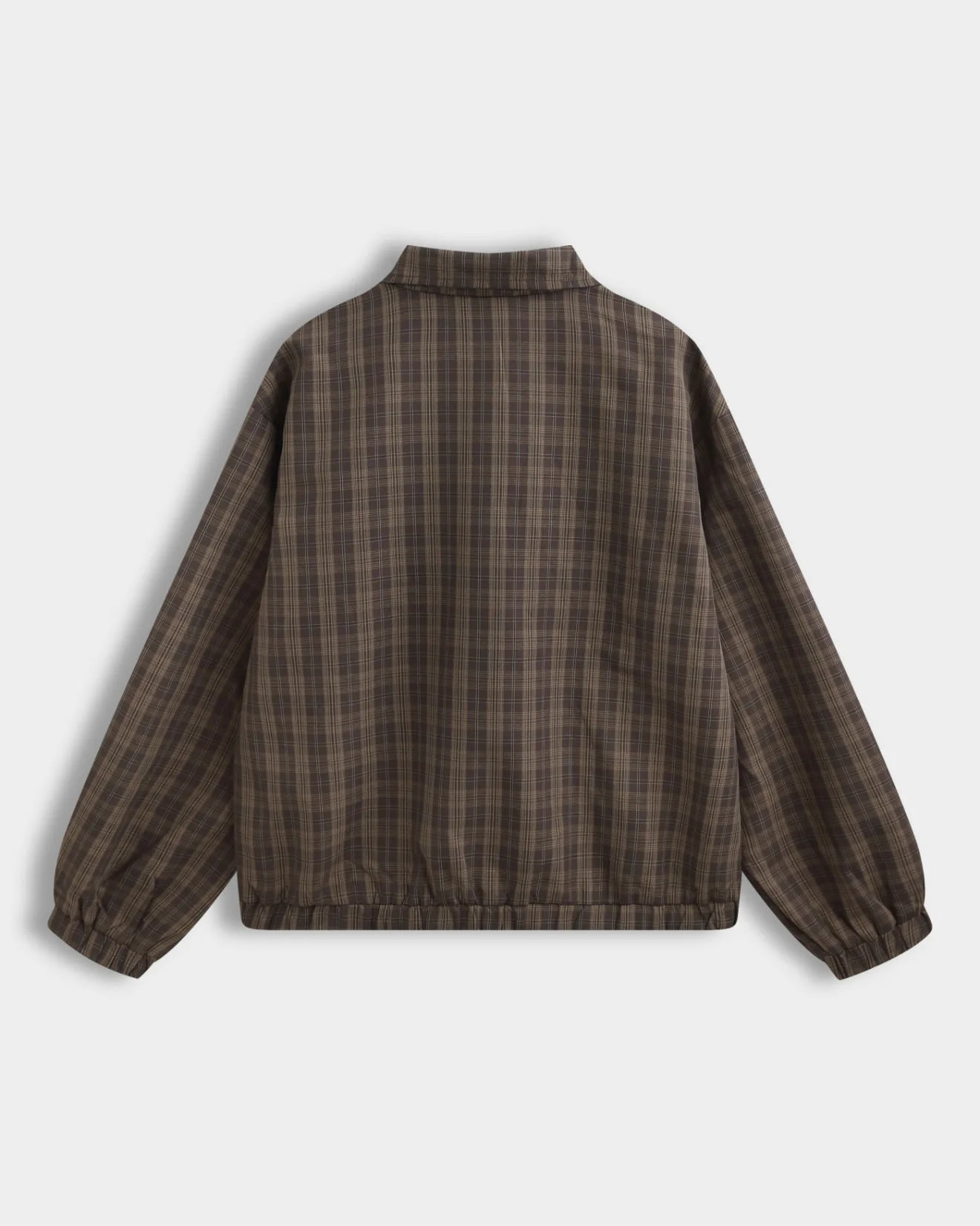 Remi Check bomber jacket Brown