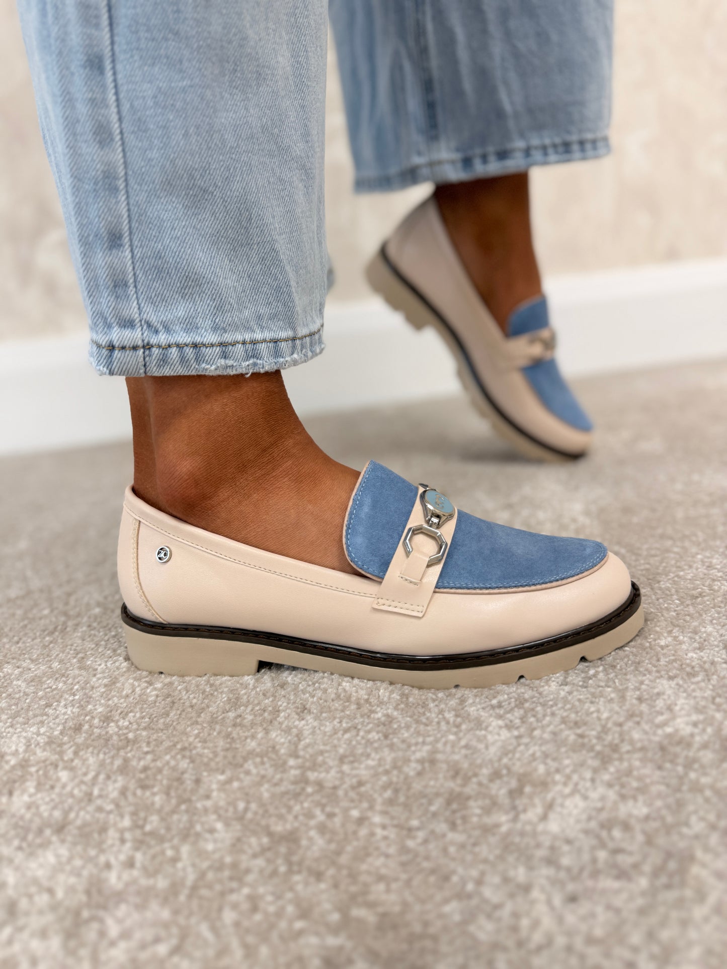 Saphin One Sky Blush Loafers
