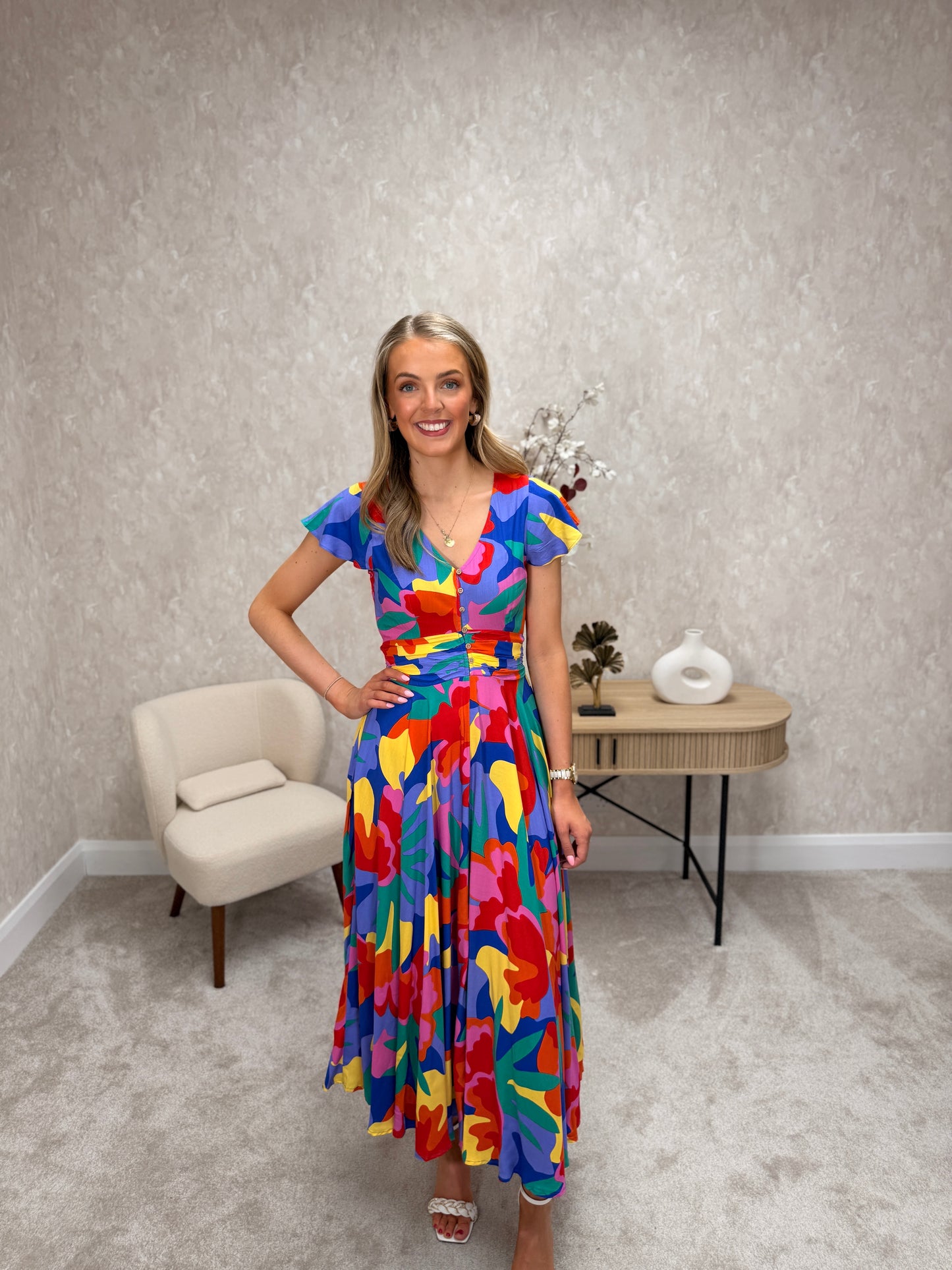 Stella Multi Colour Floral Maxi Dress