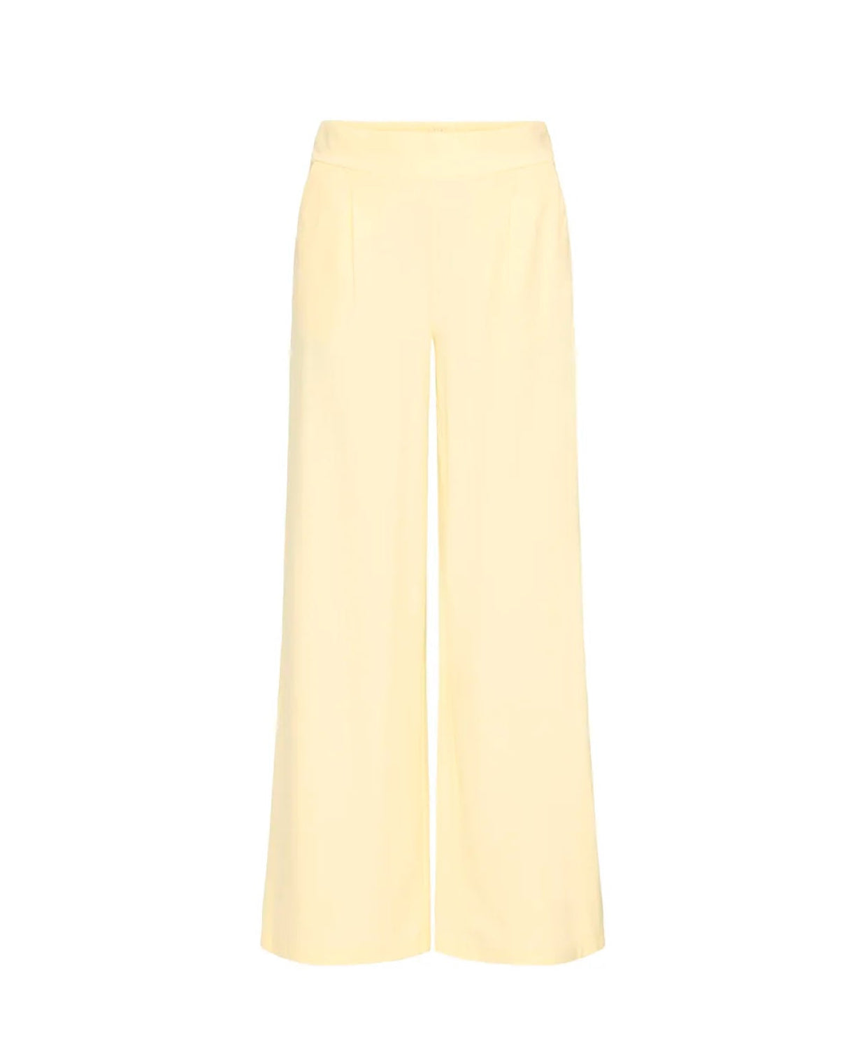 Kate Lemon Denim Wide Trousers