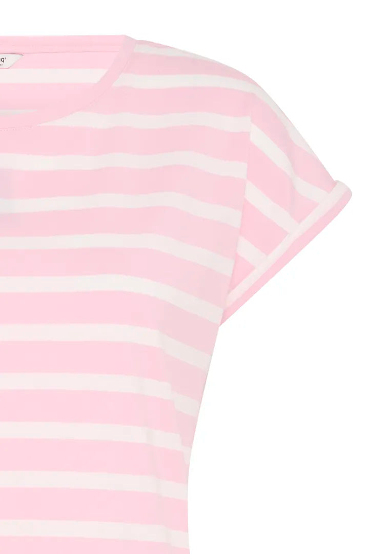 Pamila O Neck T shirt Light Pink