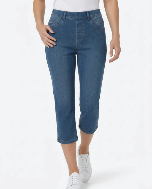 Melli 480w Capri Jeans Mid Blue