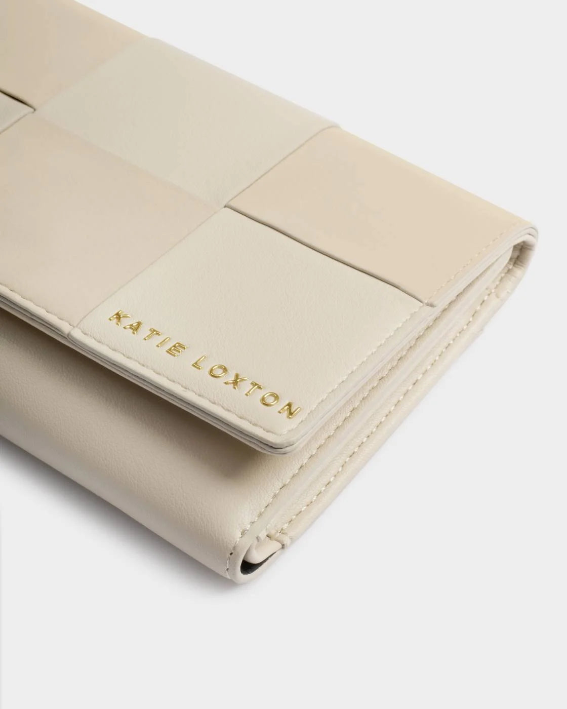KLB4468 TAYA Woven purse off white