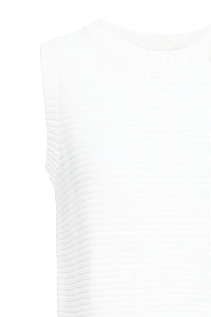 Dotties Waistcoat Cloud Dancer