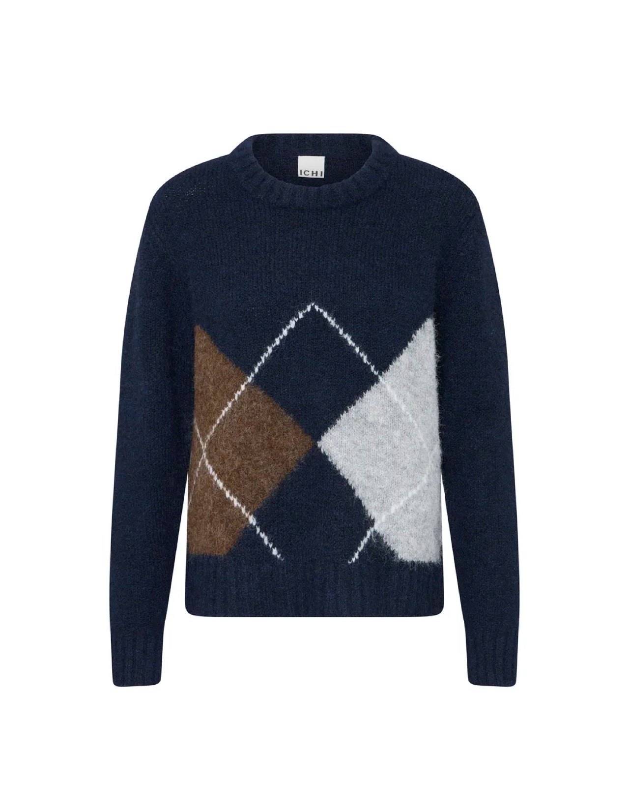 Bayana LS Argyle Knit