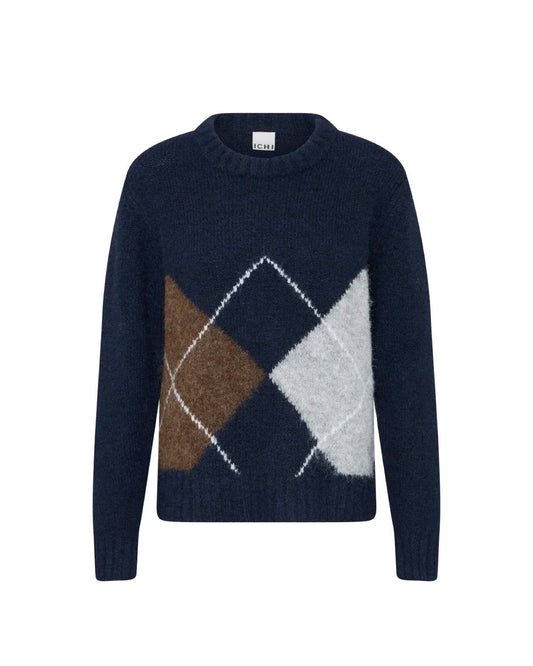 Bayana LS Argyle Knit