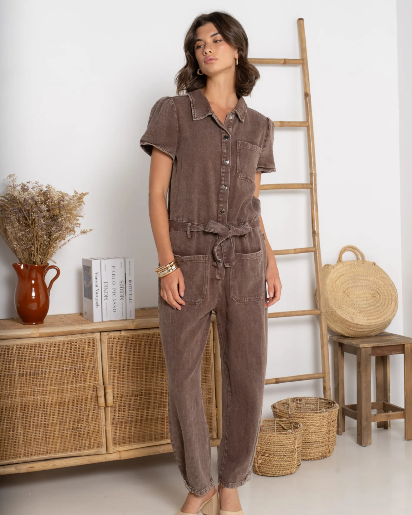 Soft Denim Jumpsuit
