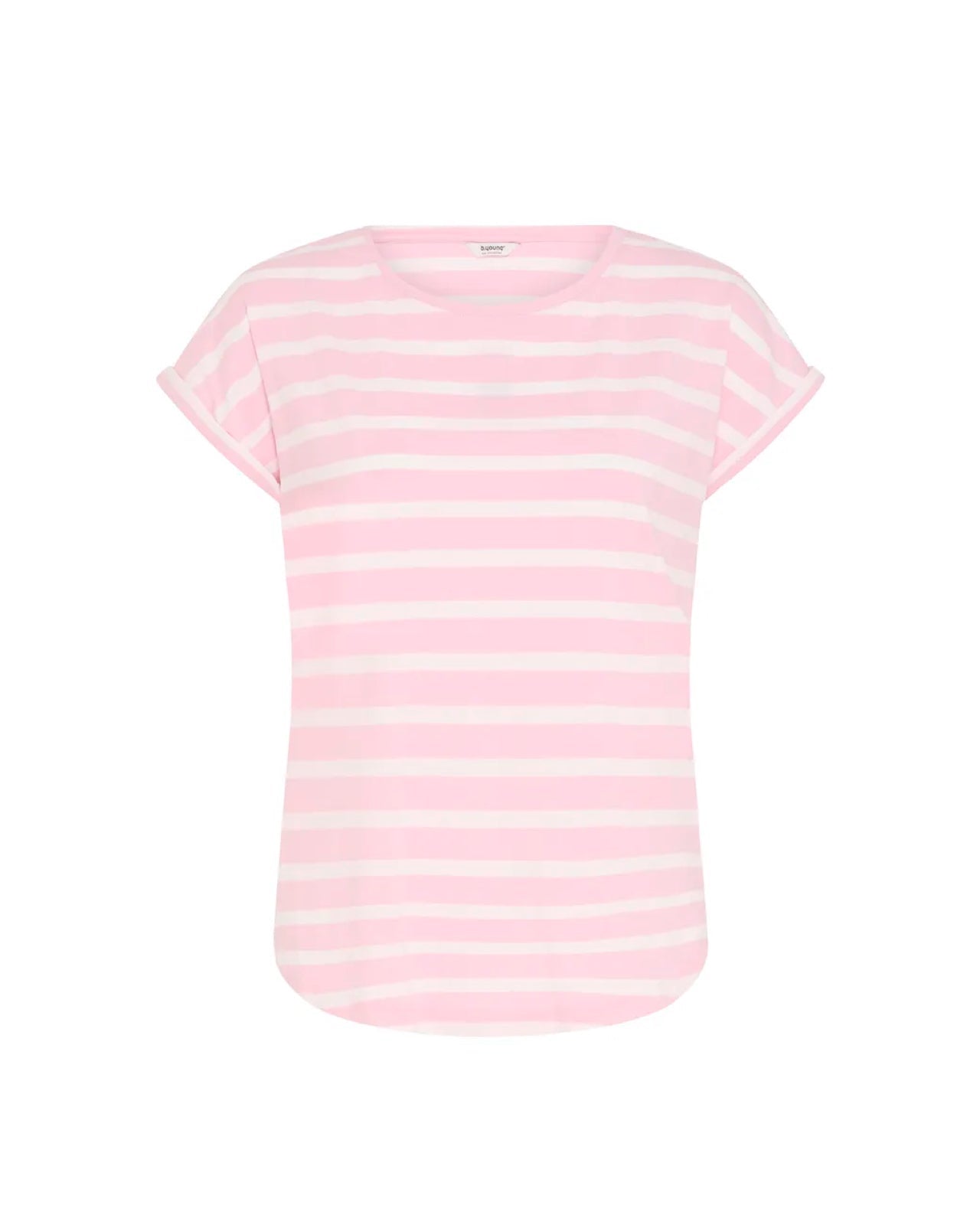 Pamila O Neck T shirt Light Pink