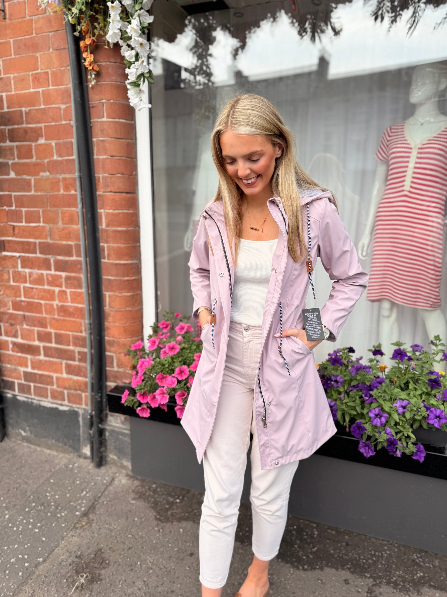 Lilac Raincoat