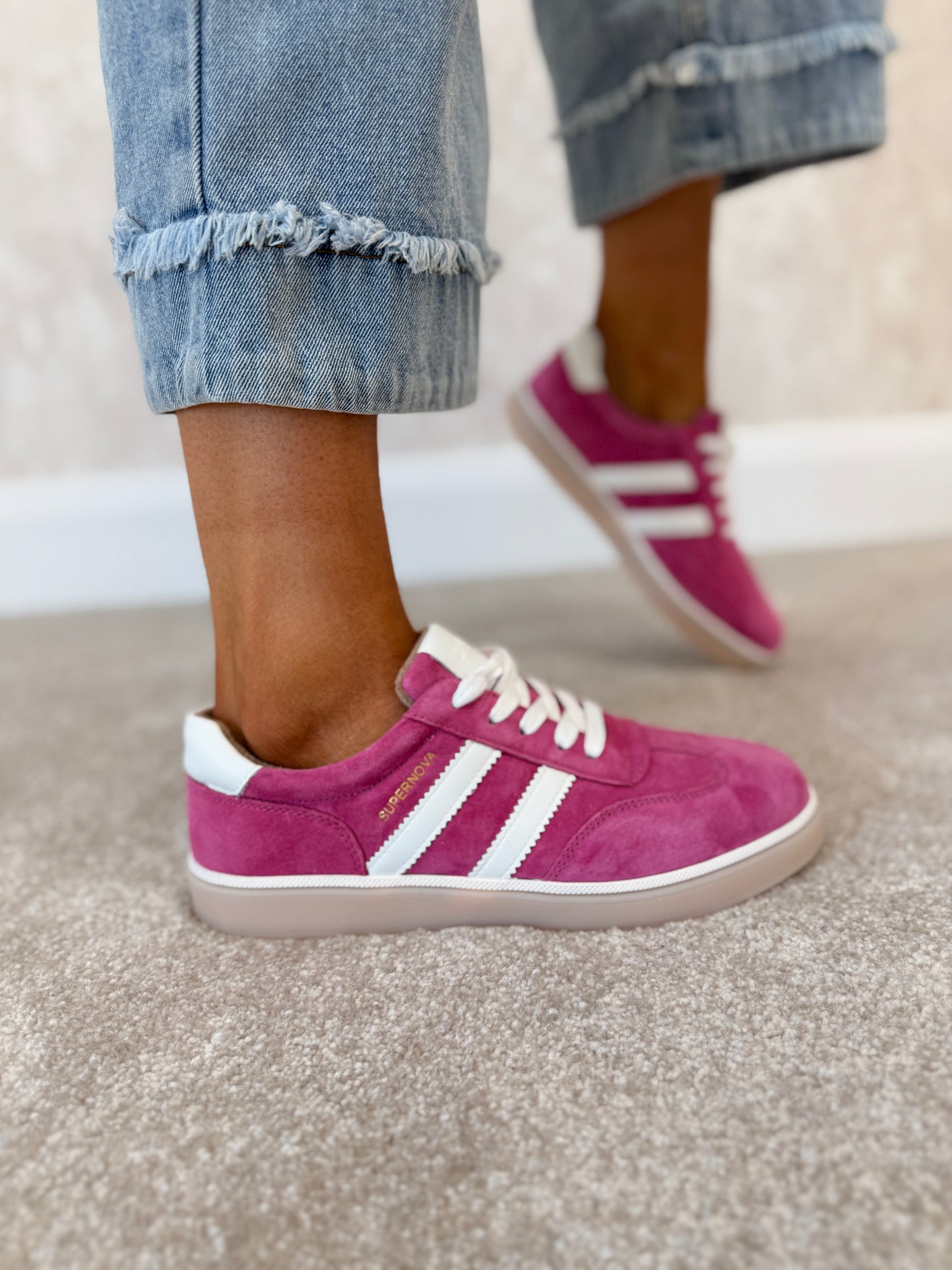 Seventy Five Hot Pink Trainers