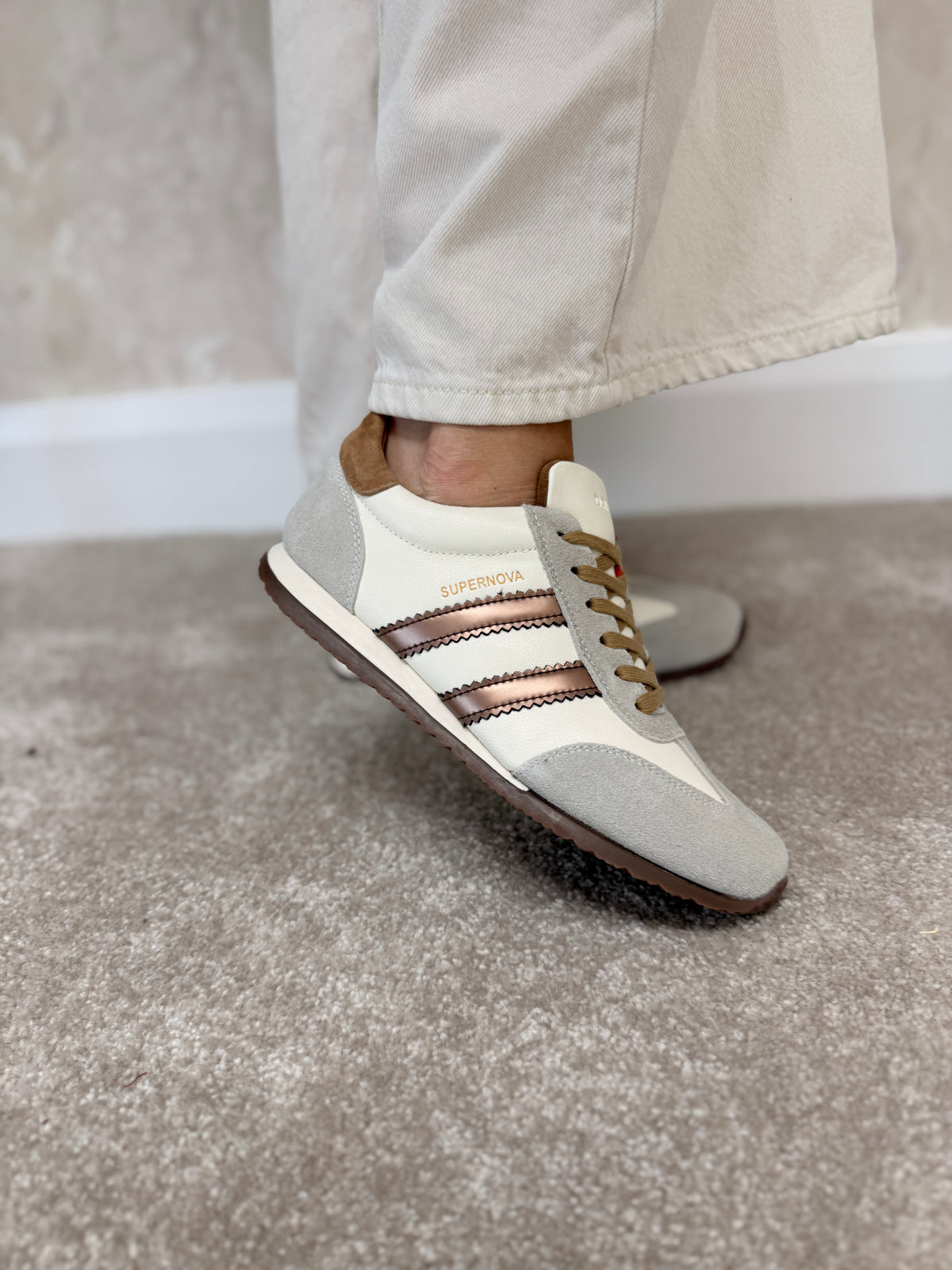 Ninety nine burnt topaz trainers