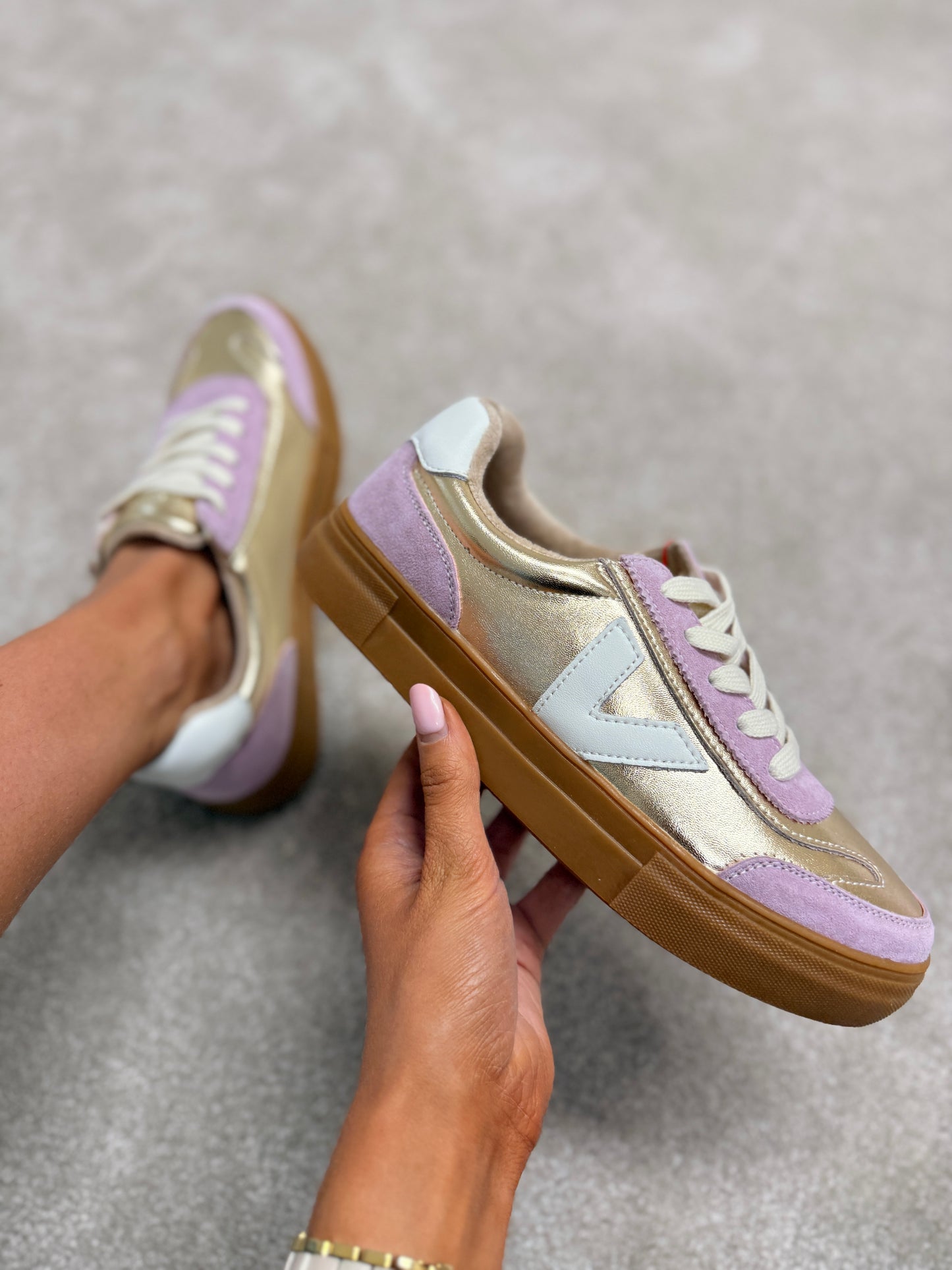 Eighty Golden Musk Trainers