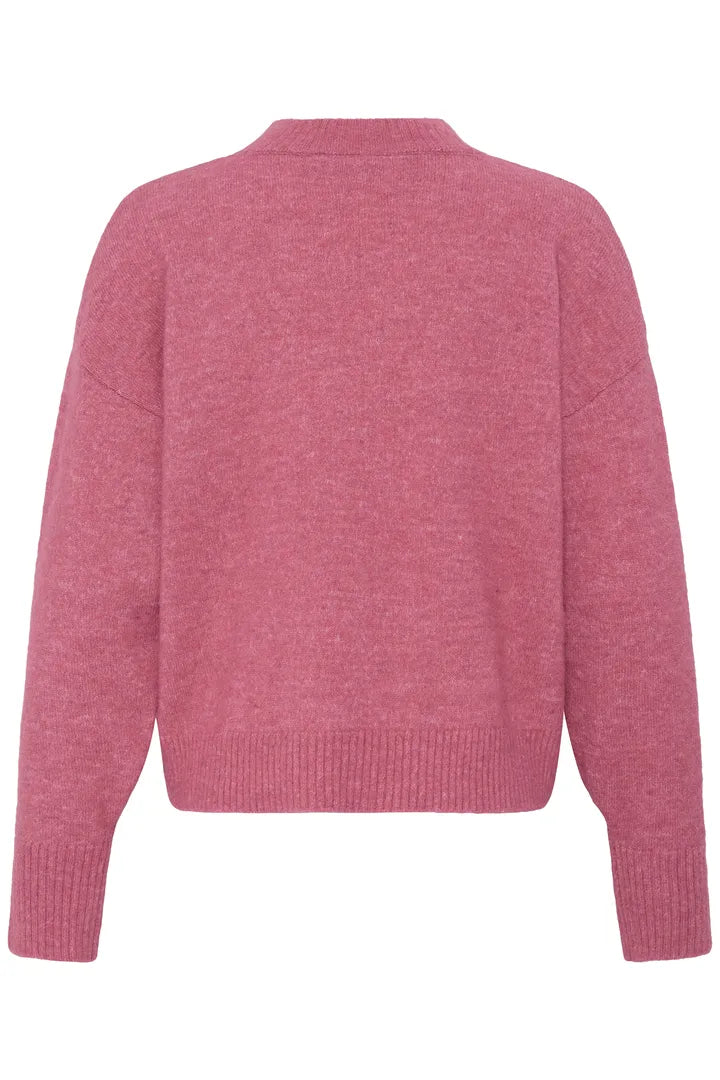 Sage Dusty Pink Knit Jumper
