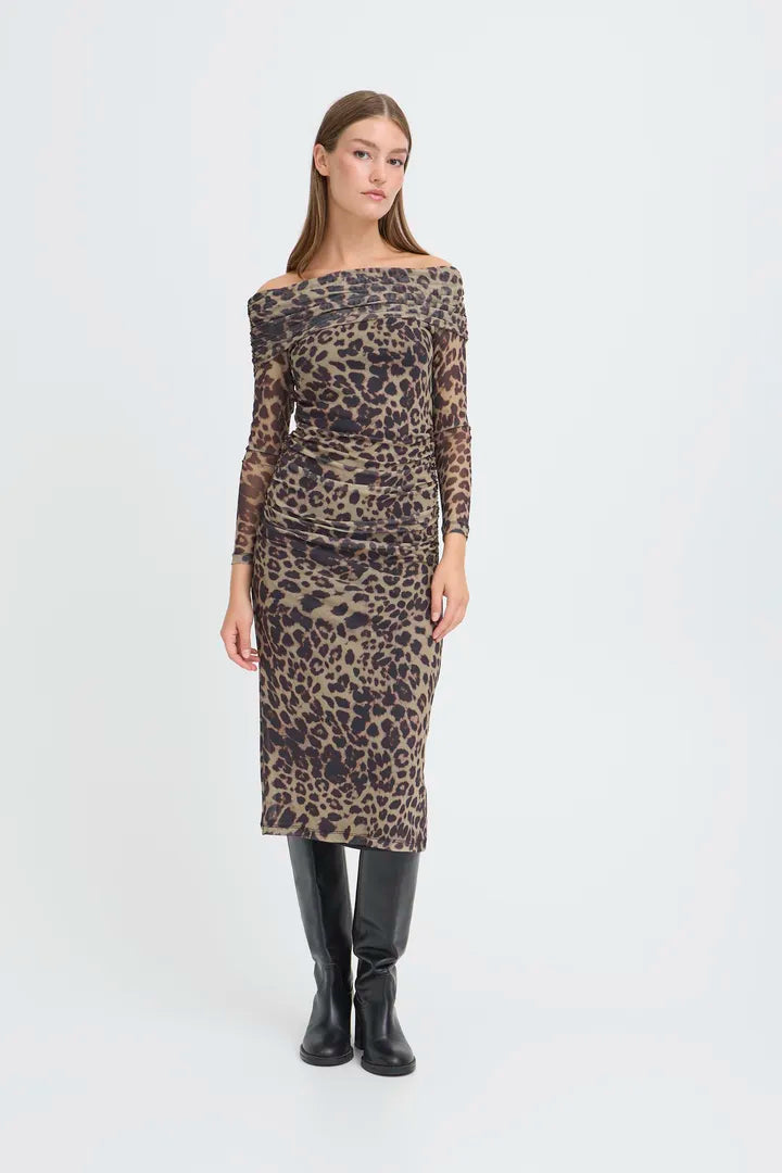 Parda Leopard Dress