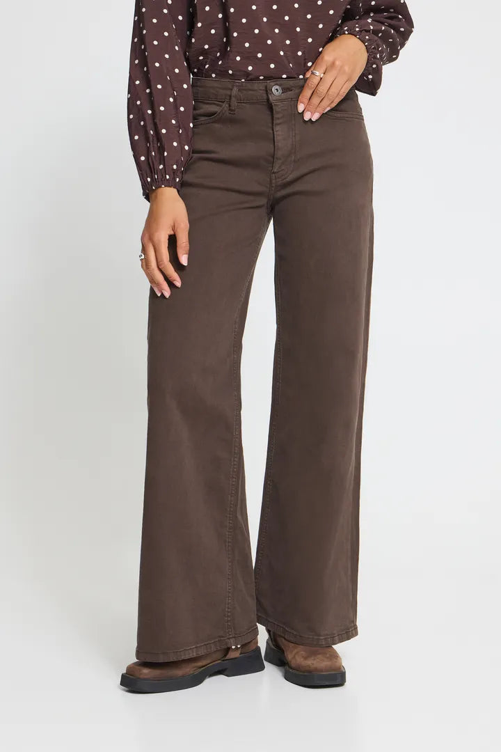 Ziggy Wide Pants Brown