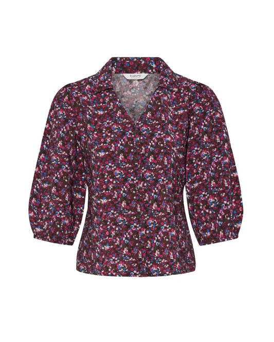 Inari Burgundy Floral Shirt