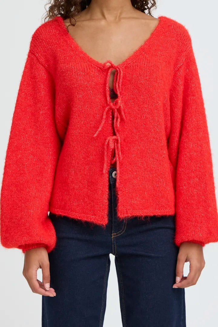 Dabria Cardigan Red