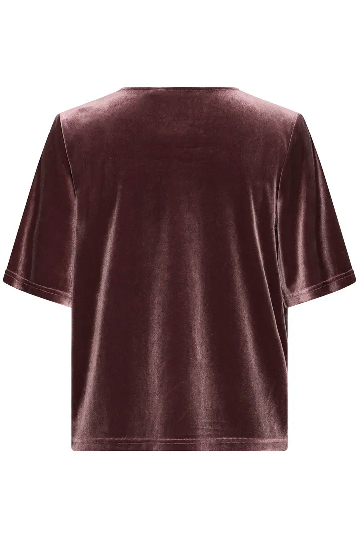 Perlina Draping Blouse Velvet