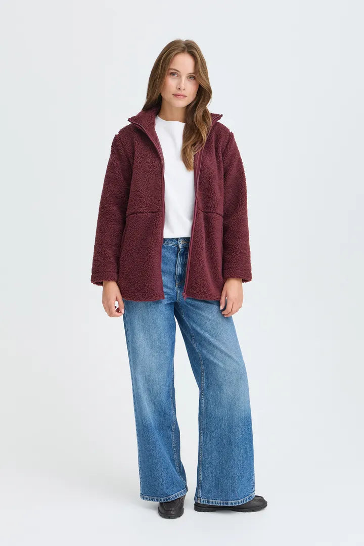 Alea jacket maroon