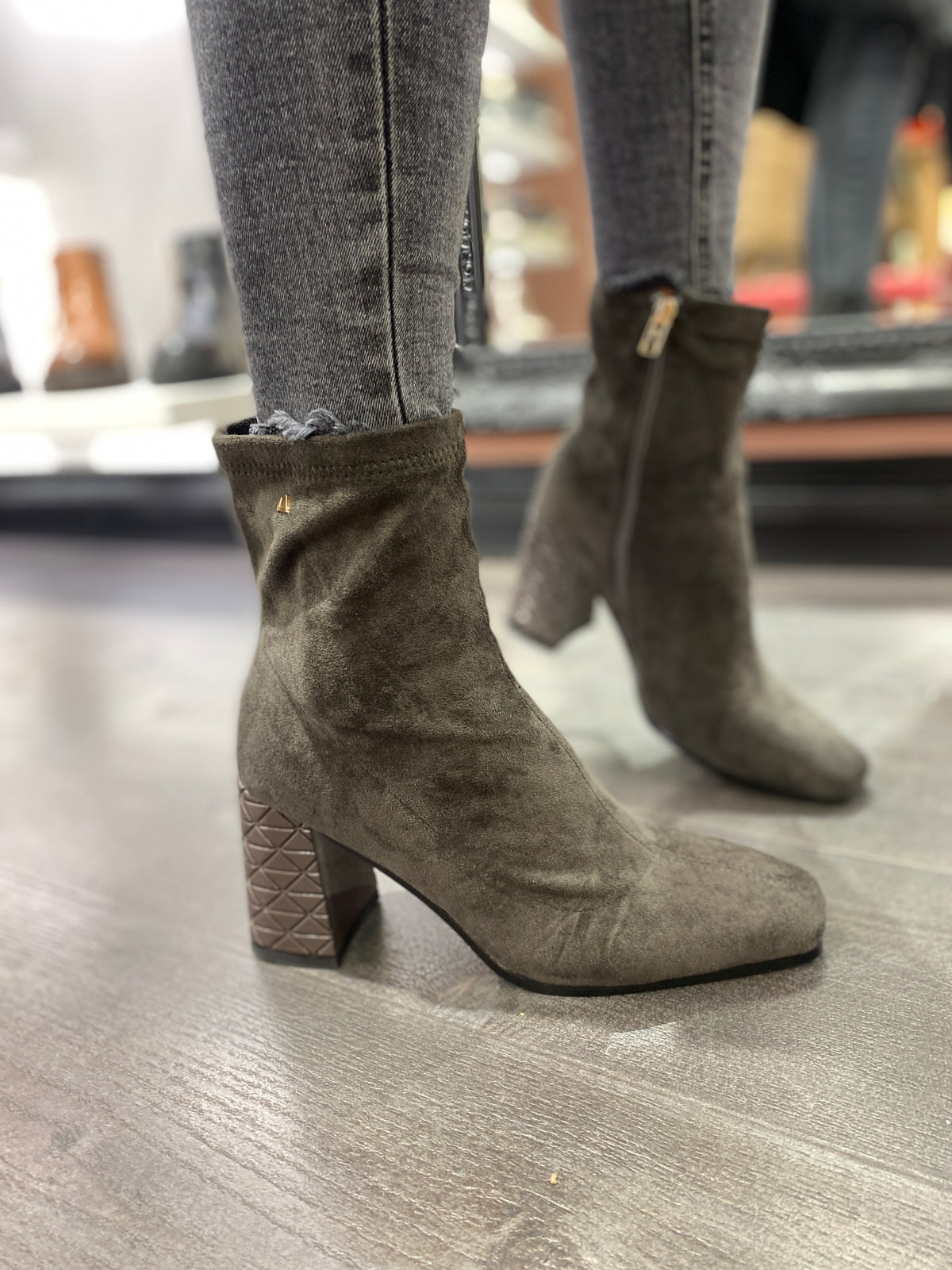 It&#39;s My Life Winter Fog Grey Boots